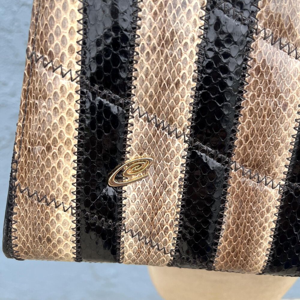 Snakeskin Purse Made in Spain shoulder bag - Picture 2 of 8